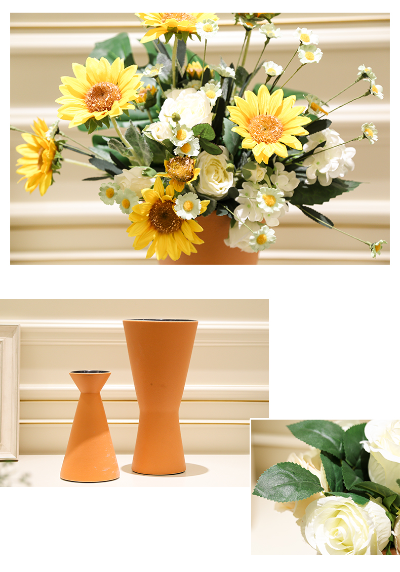 I and contracted light decoration key-2 luxury ceramic vase mesa simulation flowers, artificial flowers decorate the sitting room between example villa