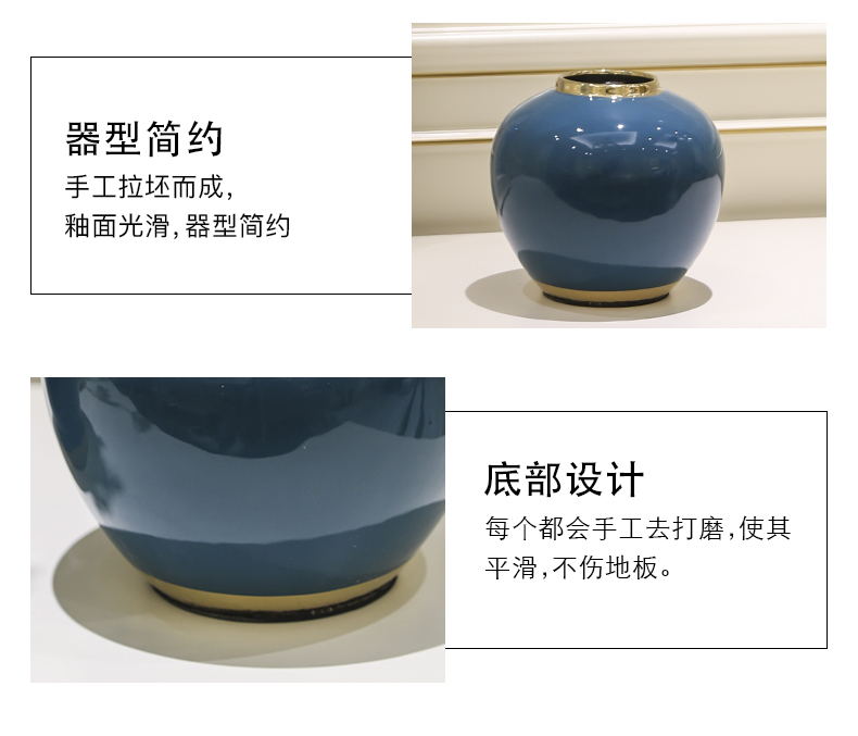 Contracted and I light much simulation ceramics inserts vase Nordic sitting room table, creative home decoration decoration parts