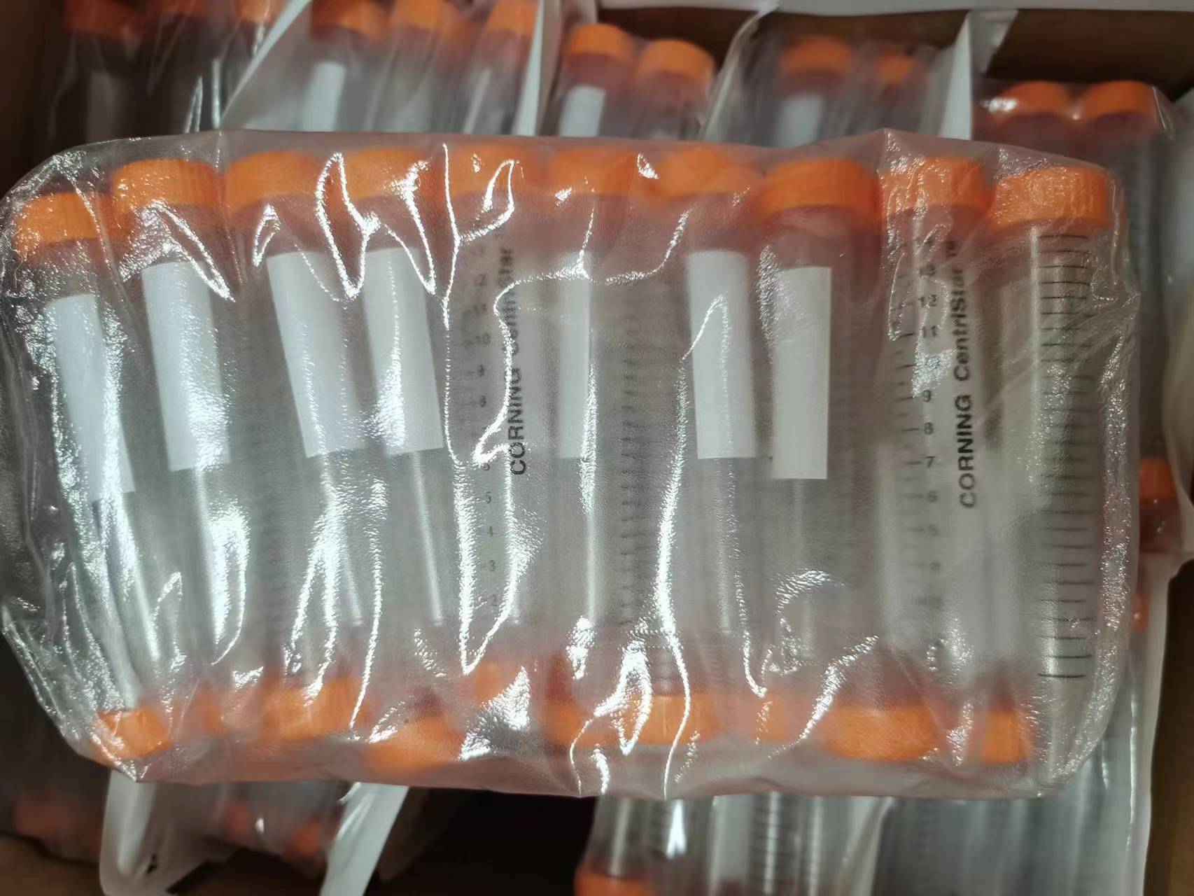 含票康宁Corning 无酶无菌不带架离心管 15ml 50ml 430791 430829