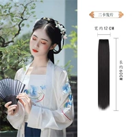 Черная прямая прическа [ширина 12*длина 60]