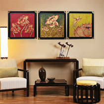 Thai handicrafts hand-painted gold foil paintings mural ornaments Southeast Asian style wall hanging paintings