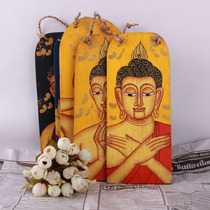 Crafts Southeast Asian style restaurant decoration hanging board Thai club personality solid wood door hotel private room listed