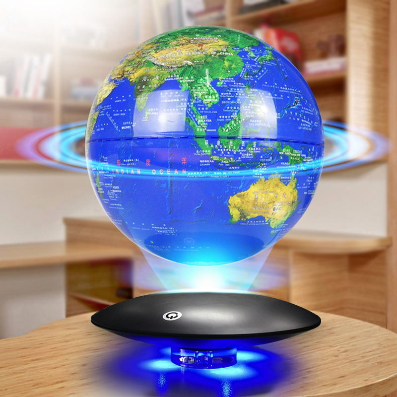 Magnetic Levitation Ornament 3D Globe Rotating Office Decoration Men's Gift Leader Gift for Clients