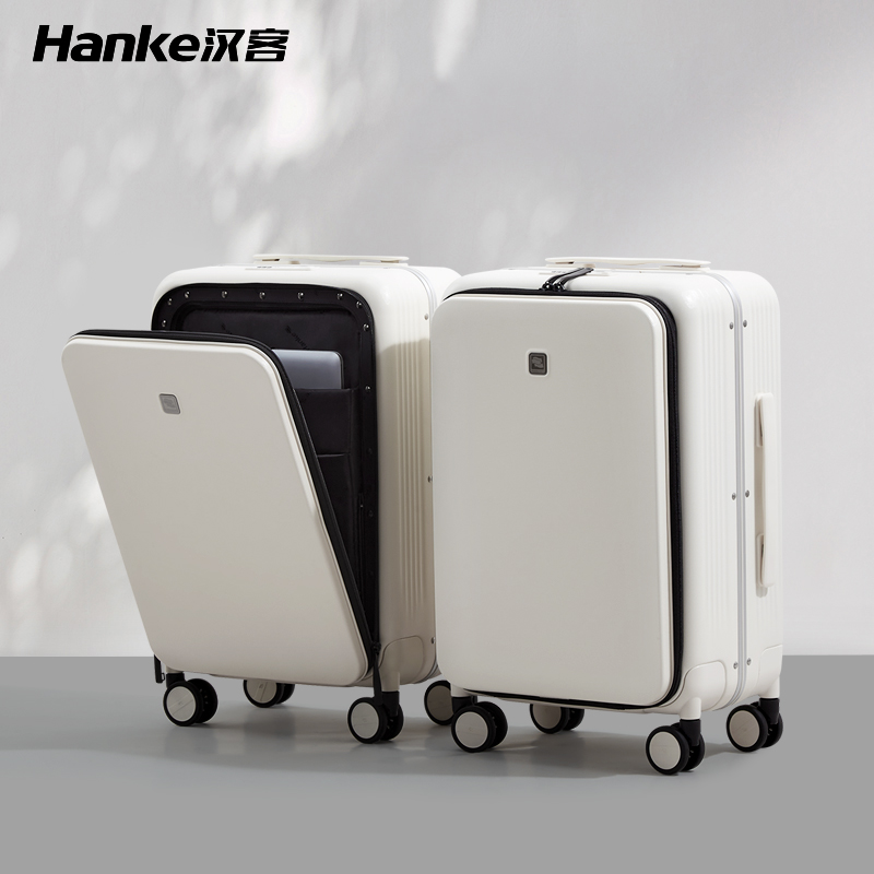 Hanker front side opening cover suitcase woman 20 inch small business Lakebox man 18 light boarding suitcase 24