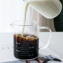 Measuring Cup with scale household heat-resistant glass children with handle large capacity water cup Milk Cup microwave oven