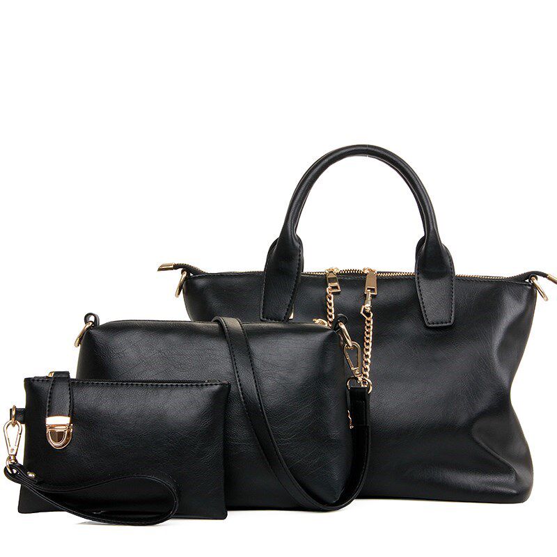 2017fashion Women 3 bags purse Shoulder Messenger handbags