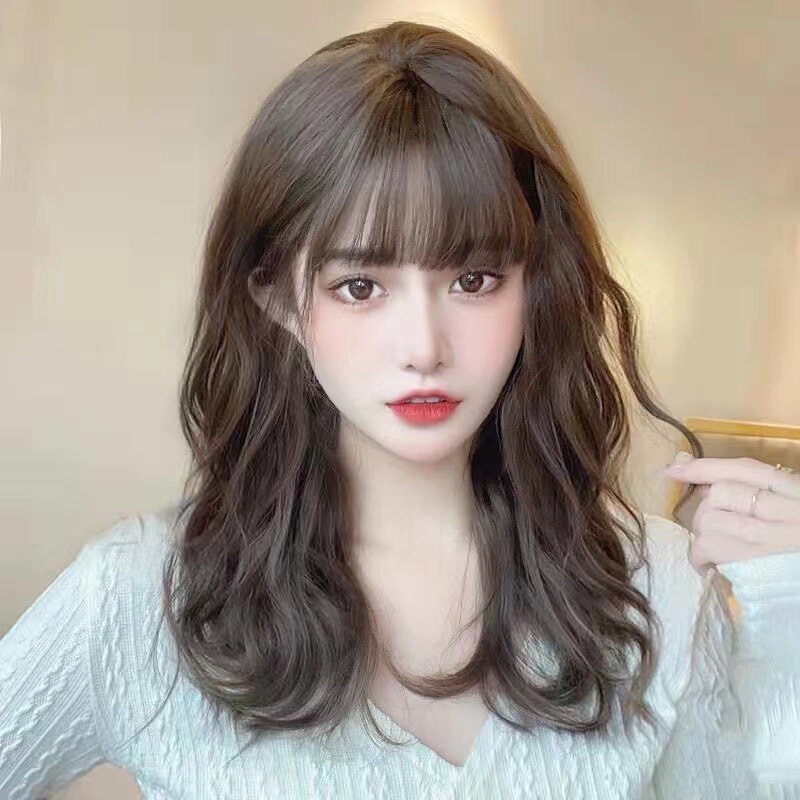 Wool Curly Short Hair Wig for Women, Natural Full Head Wig, Short Curly Hairstyle, Age-Reducing Medium-Length Hair, Collarbone Hairstyle Wig Set Wool Curly Short Hair Wig for Women, Natural Full Head Wig, Short Curly Hairstyle, Age-Reducing Medium-Length Hair, Collarbone Hairstyle Wig Set