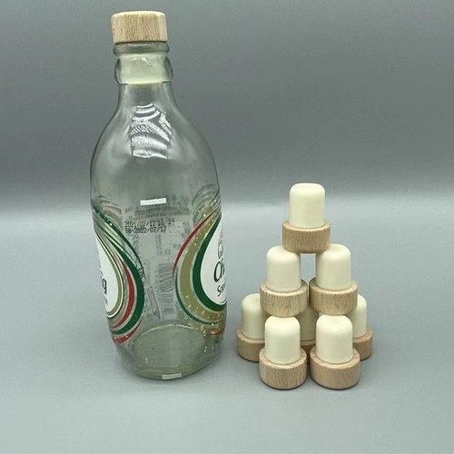 Дубовая керамическая пробка для бутылки, чай с уплотнителем