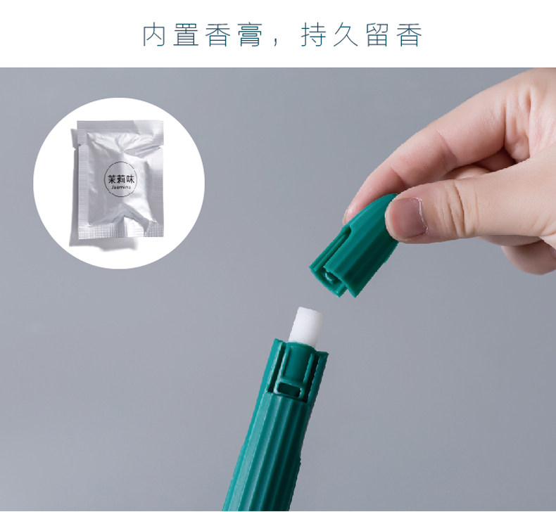 壁挂式仙人掌马桶刷套装 送香膏 图4