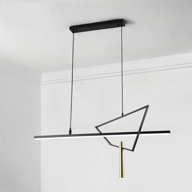 Postmodern soft dress designer chandeliers minimalist Nordic Personality Dining Room with office decent board lamps