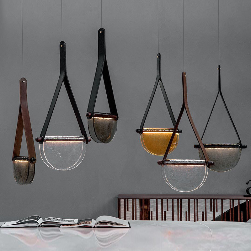 Rear Modern Creative Dining Room Glass Chandeliers Designer Bar Nordic Bedroom Bedside Clothing Shop Decent Board Room Chandeliers