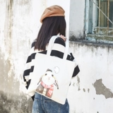 Универсальная сумка на одно плечо, брендовый тканевый мешок, 2018, Южная Корея