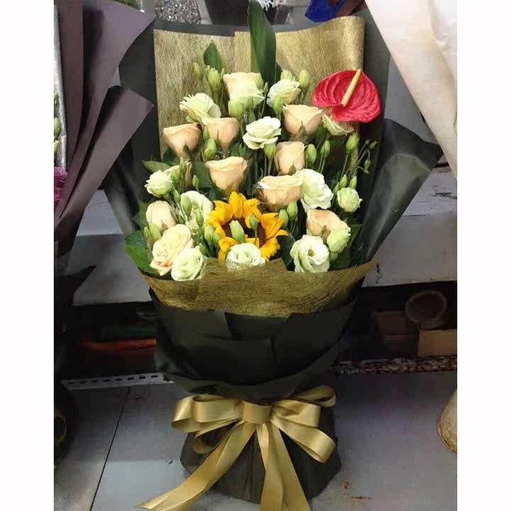 北京同城鲜花速递高端商务花束会议花束香槟玫瑰花束丰台鲜花店 返场狂欢价 花束 丰台 香槟 同城 北京途虎网