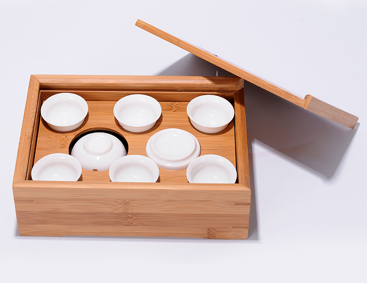 Portable folding boxes travel kung fu tea set is suing the car travel office hotel bamboo tea tray