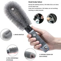 4 piece car wheel cleaning brush set car alloy wheel brush and tire brush cleaning rim cleaner
