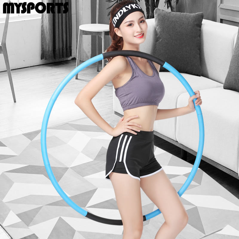 Adult hula hoop fitness abdomen waist beauty disassembly male and female belly pull hoop Korean weight children's fitness hula hoop