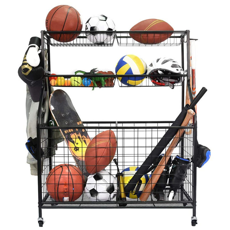 Basketball Racket Indoor Multi-function Simple Accessories Box Ball Placement Hold Mountain Basket