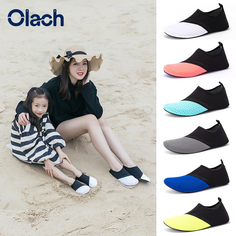 Oora Beach Shoes Female Male Adult Snorkeling Shoes Socks Non-slip Soft Bottom Children Summer Swimming Speed Dry Diving Yoga Shoes