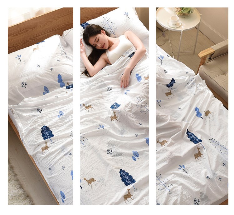 Túi ngủ du lịch ở khách sạn bẩn người lớn chăn người lớn chăn du lịch di động đơn đôi chống bẩn tấm không bông - Túi ngủ mua túi ngủ