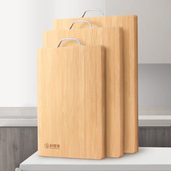 Full bamboo cutting board household fruit cutting board anti-mold antibacterial cutting board chopping board dormitory mini small cutting board kitchen knife board