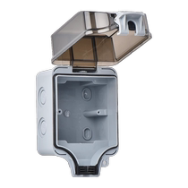 Dresi 86 Type of Ming Fitted Outdoor Open-air Waterproof Case Conjoined Two rain-proof box sockets Waterproof Hood Splash-proof Box