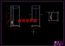 Screw elevator assembly drawing CAD drawing