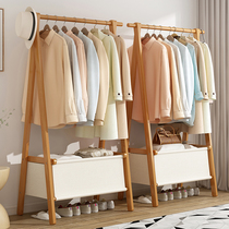 Hanghanger Ground Floor Bedroom Home Room Hanging Clothes Rack Easy Shelf Light Lavish Hood Rack Folded Cool Hanger