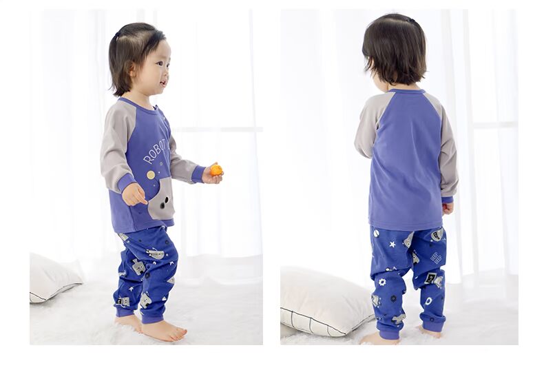 Bài hát em bé đồ lót cotton phù hợp với đồ ngủ sơ sinh nam 1 tuổi 0 nữ 3 quần áo mùa xuân và mùa thu cho trẻ sơ sinh 2 quần áo mùa thu - Quần áo lót sịp bé trai đẹp