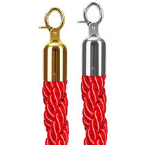 Yimeide LSL0961 stainless steel isolation telescopic belt one meter line concierge column rope gold hook hemp rope 1 5 meters