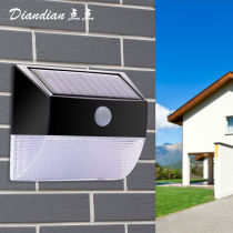 Point Dot Solar Lamp Outdoor Yard Lamp Human Sensing Lamp Led Wall Lamp Waterproof Home Rural Lighting Highlight