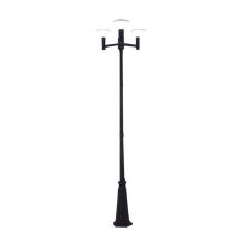 Bay Worker Outdoor Solar Road Street Lamp 2 5 m Garden Courtyard Lamp (with LED light source 15W) Black BG-ST