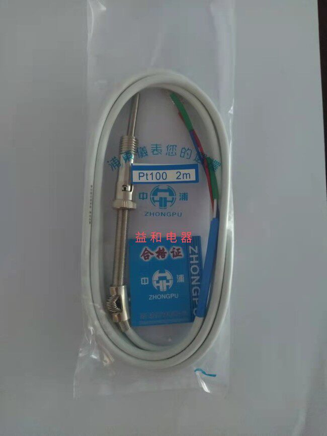 Pu spring type PT100 thermal resistance temperature sensor in Zhejiang Pudong meter