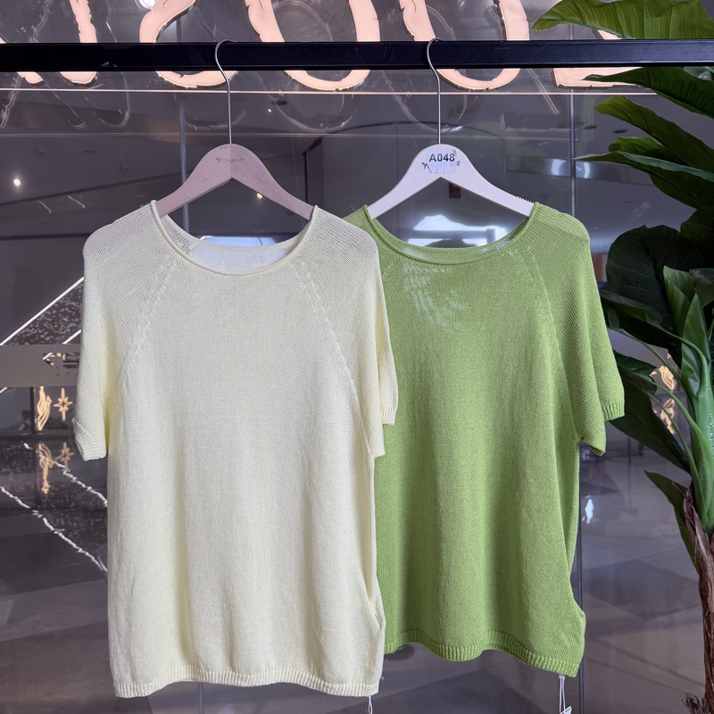 Kapasu: Summer 25 (No Returns or Exchanges) W0795 29.2 Lyocell Knit T-Shirt