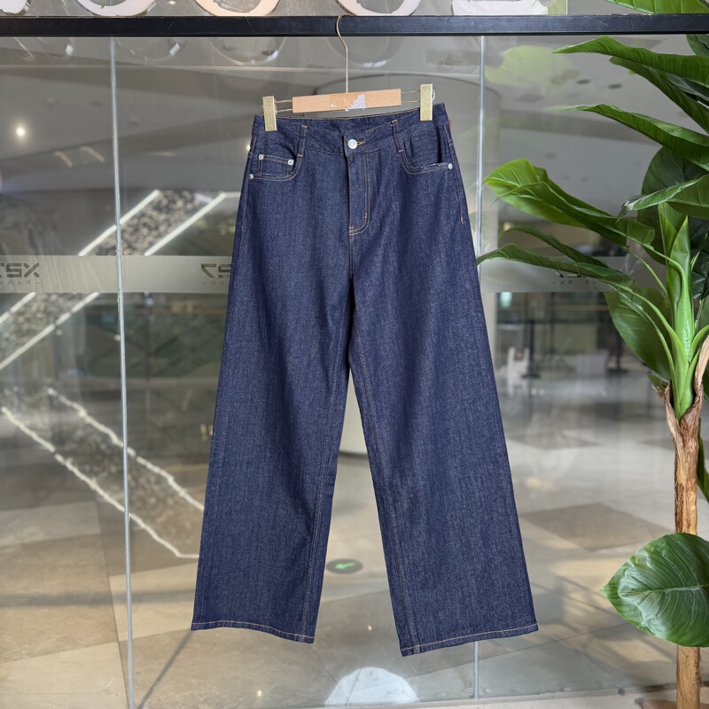 【Longman St】26 Summer C25475 (Non-Returnable) Narrow-Fit Original Color Denim Straight-Leg Pants 【Longman St】26 Summer C25475 (Non-Returnable) Narrow-Fit Original Color Denim Straight-Leg Pants