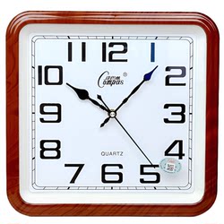 Kangbas 12inch Silent Large Square Wall Clock for Home Living Room Modern Simple Quartz Clock Wall Hanging Clock