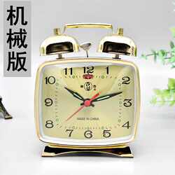 Hefei Extra-Large Volume Horseshoe Clock Mechanical Alarm Clock Old-Fashioned Wind-Up Retro Nostalgic Creative Manual Winding Alarm Clock