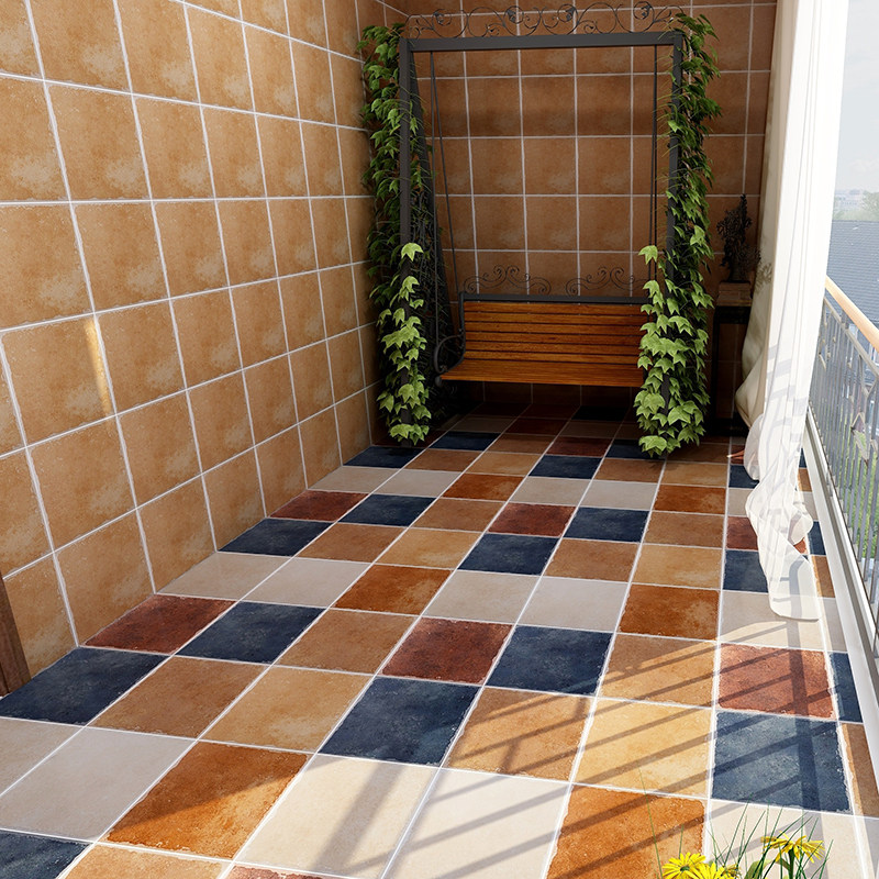New Special Antique Brick 330x330 Non-slip Kitchen and Bathroom Balcony Floor Brick Bathroom Wall Brick Mediterranean Pastoral Style