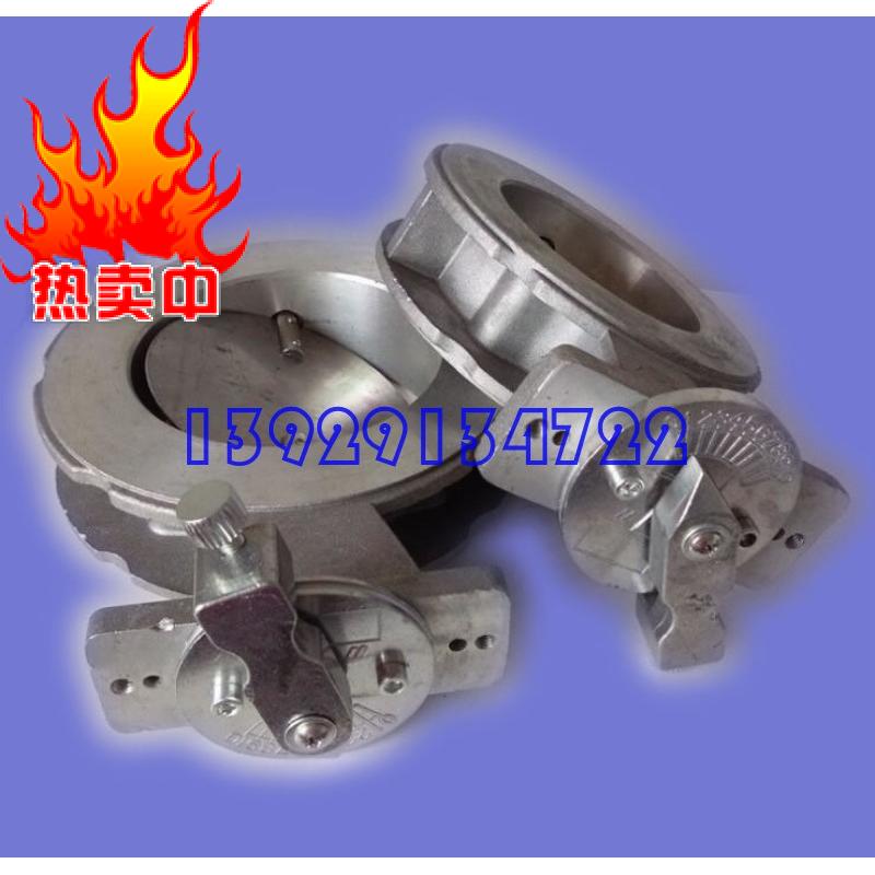 Combustion-supporting aluminum alloy butterfly valve SKA100ASK80 automatic manual with graduated cold air butterfly valve DN200