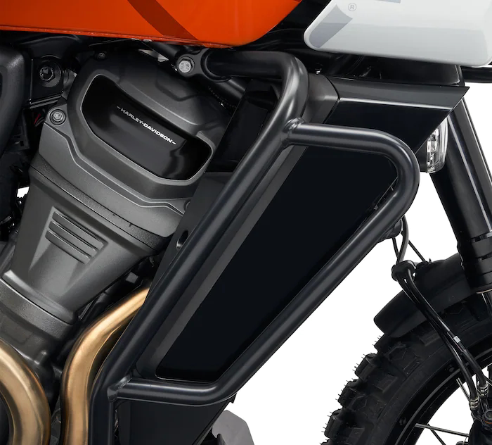 Harley's original new Pan Am RA1250 is equipped with high-strength radiator guard bar off-road body bumper