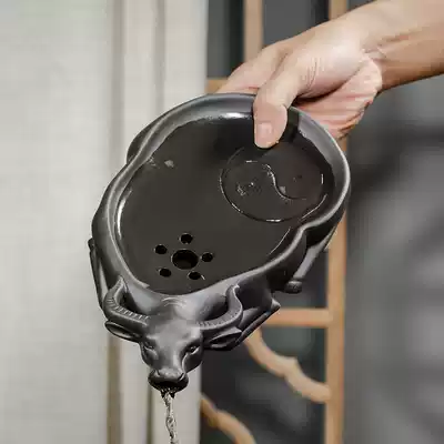 Kung Fu Tea Tan Zisha Tea Sea Pot Cheng Jin Chan Zucai Pig Cattle Cattle Dry Kun Tea House Water Storage Mini