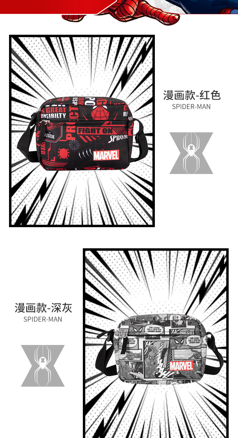 MINISO 名创优品 漫威拉链斜挎包 图3