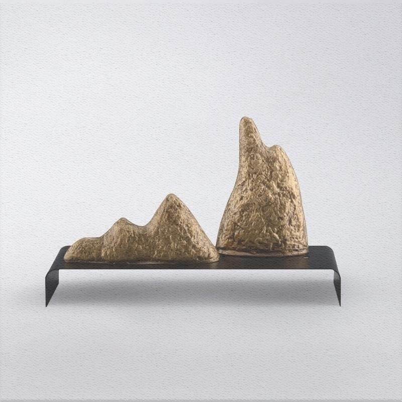 Modern new Chinese style Zen decoration simple indoor living room porch cabinet model room hotel soft decoration decoration