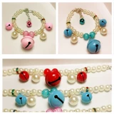 Ожерелье ручной работы, чокер, мультяшный медный колокольчик из жемчуга, домашний питомец, делается под заказ