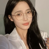 Металлические очки, объектив, в корейском стиле, по фигуре, защита глаз