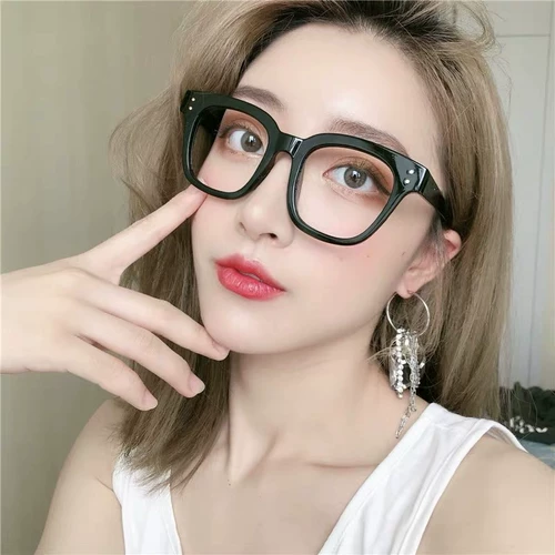 Большие черные бокалы радиация -Проницаемые Blu -Ray Eye Wise Women's Net Red Percame Face Face, Pingguang Light Tyme Mes. Мужчина