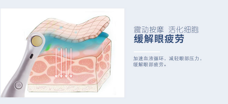 厂家直销OEM家用美眼仪眼部按摩器微电流舒缓眼部浮肿电动美眼仪undefined
