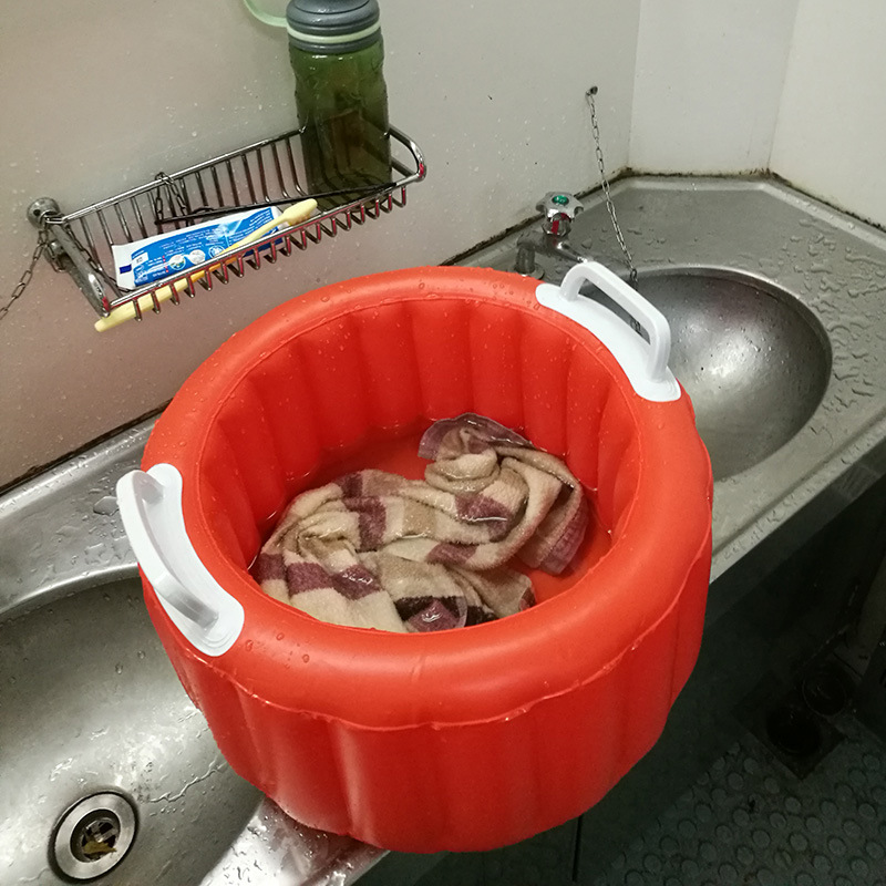 桔红盆实拍-2