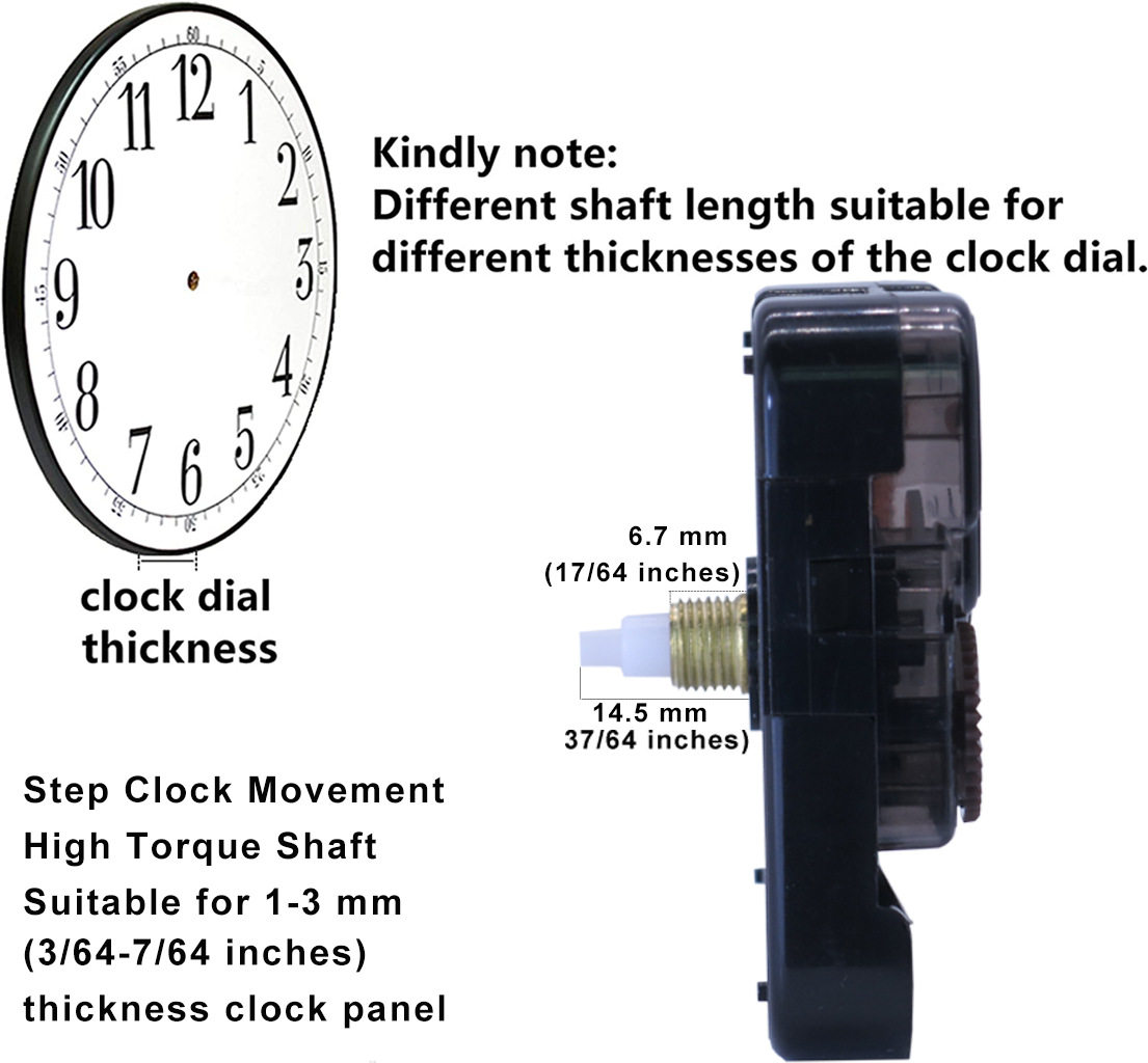 12888軸長14.5mm石頭英鐘機芯配9988與9415鐘