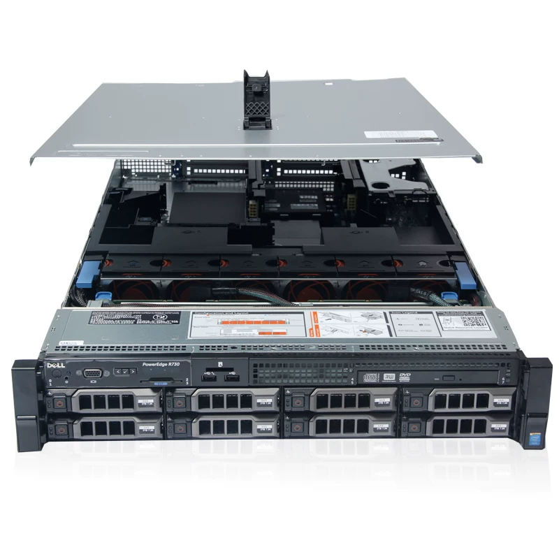 [Сервер Dell R730, процессор Xeon E5 2U, 1 слот E5-2630V4 10 ядер, H330 массив, 16 ГБ, 1×1ТБ 7.2K]