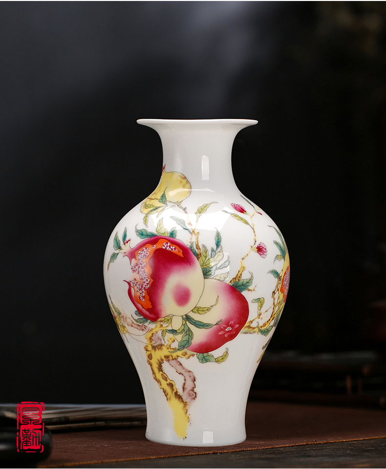 Jingdezhen porcelain ceramic vase sitting room 085 modern fashion white furnishing articles or household decoration decoration